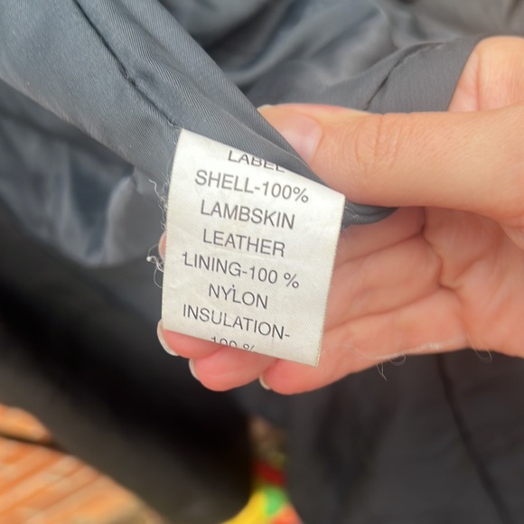 Vintage Black Leather Women’s Trenchcoat XXL Burk’s Bay - Picture 14 of 17